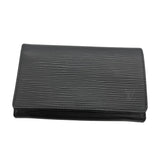 ルイ・ヴィトン LOUIS VUITTON ポルトフォイユトレゾール M63972 ブラック エピ ユニセックス 二つ折り財布