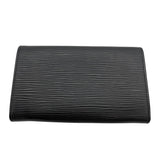 ルイ・ヴィトン LOUIS VUITTON ポルトフォイユトレゾール M63972 ブラック エピ ユニセックス 二つ折り財布