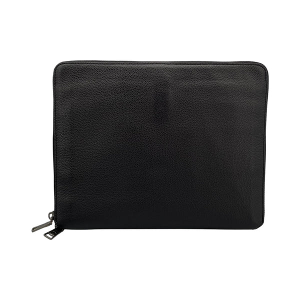 コーチ COACH ロゴクラッチバッグ 64264 ブラック レザー メンズ セカンドバッグ