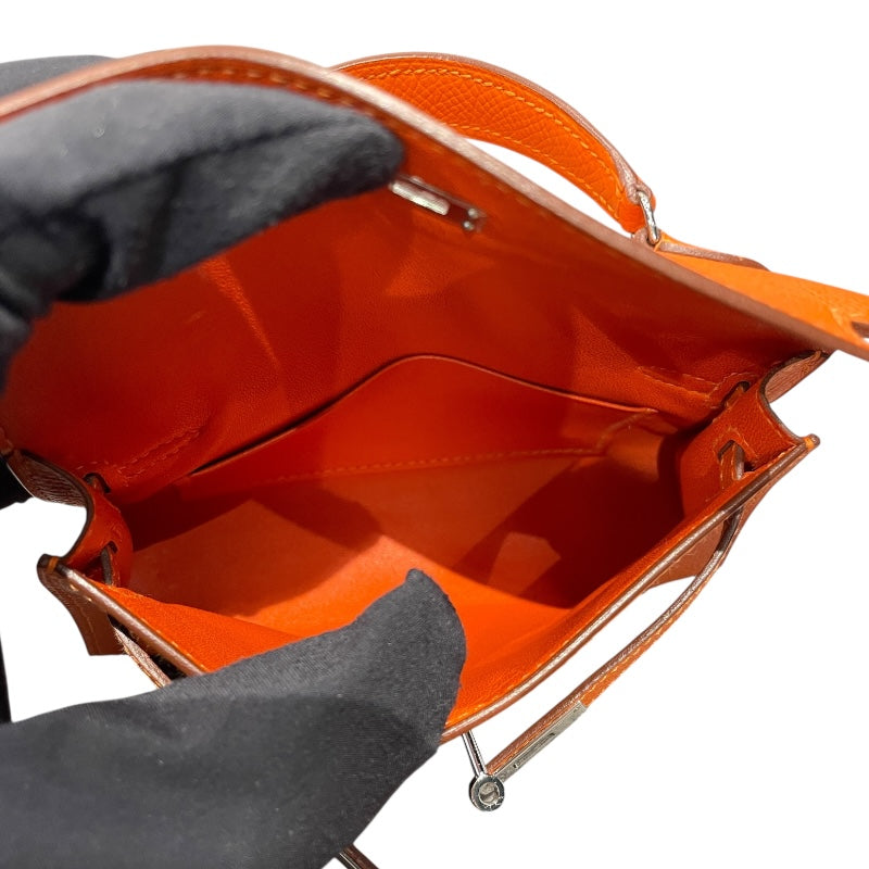 エルメス HERMES タイニーケリー □O刻 フー/SV金具 エプソン レディース ショルダーバッグ