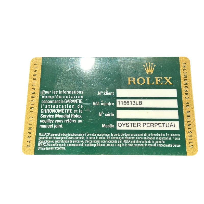 ロレックス ROLEX サブマリーナ 116613LB SS/YG 自動巻き メンズ 腕時計