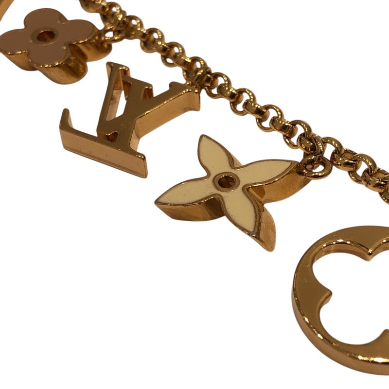 ルイ・ヴィトン LOUIS VUITTON チェーンフルールドゥ モノグラム ゴールド メタル/GP アクセサリー