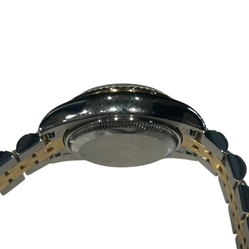 ロレックス ROLEX デイトジャスト26 ホリコン V番 179173G ブラック YG×SS レディース 腕時計