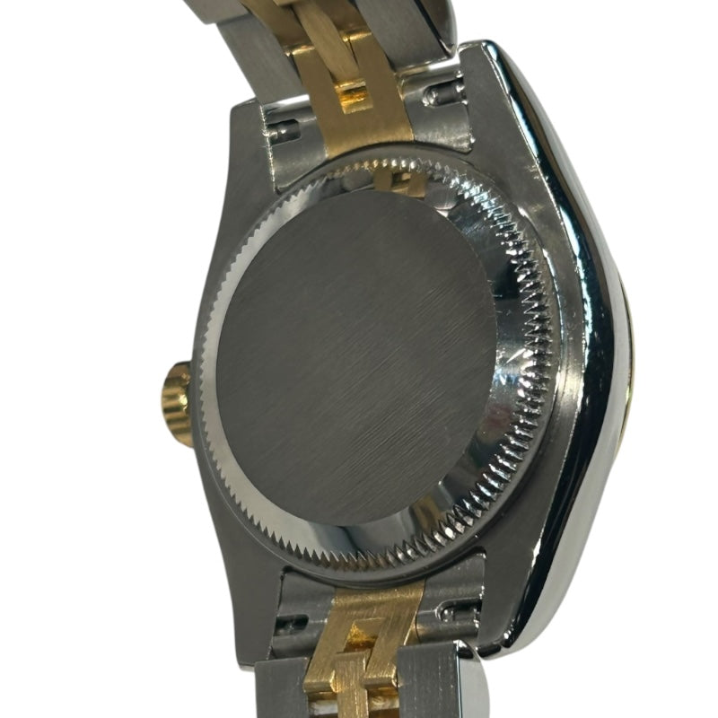ロレックス ROLEX デイトジャスト26 ホリコン V番 179173G ブラック YG×SS レディース 腕時計