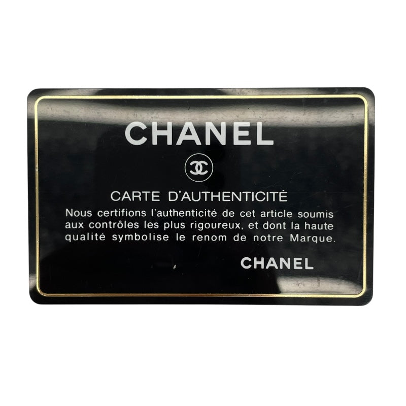 シャネル CHANEL ダイヤゴナルココマークラウンドファスナー財布 22番台 ブラック GD金具 レザー レディース 長財布