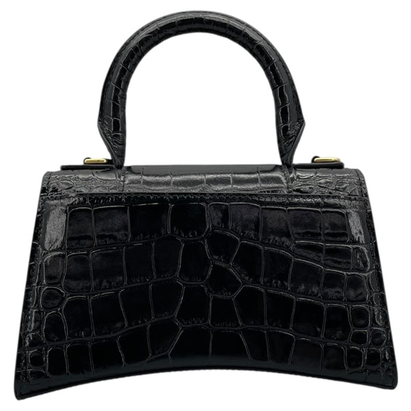 バレンシアガ BALENCIAGA アワーグラスXS 5928331 ブラック レザー レディース ショルダーバッグ