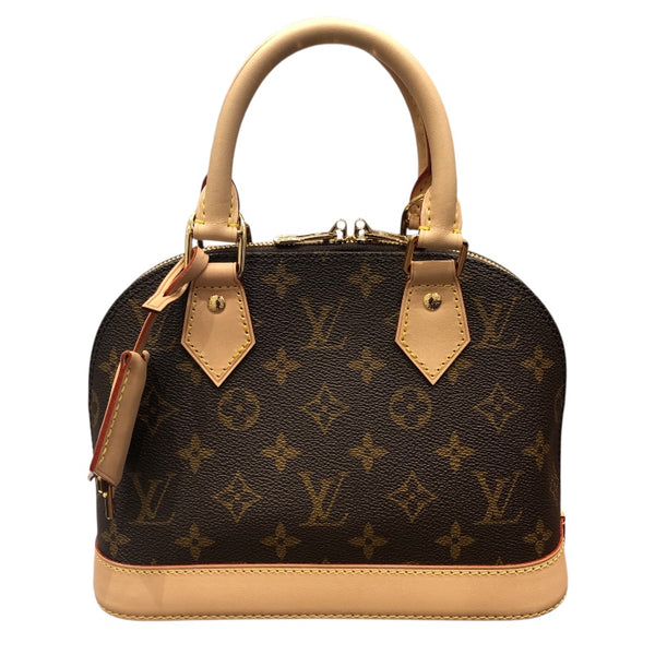 ルイ・ヴィトン LOUIS VUITTON アルマBB M53152 ブラウン　ゴールド金具 モノグラムキャンバス レディース ハンドバッグ