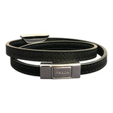 プラダ PRADA サフィアーノ レザーブレスレット ブラック レザー/メタル アクセサリー