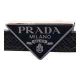 プラダ PRADA サフィアーノ レザーブレスレット ブラック レザー/メタル アクセサリー
