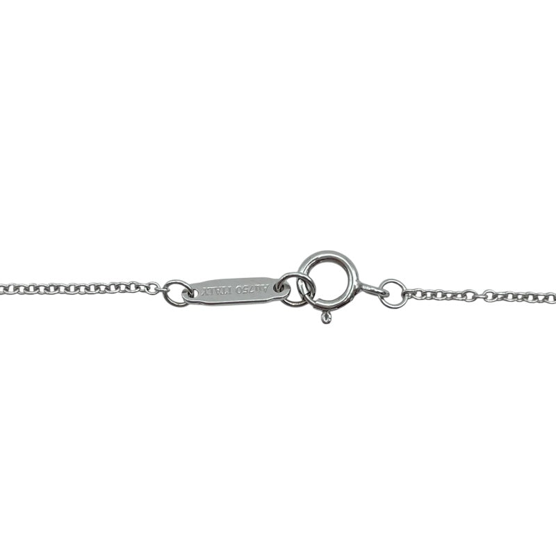 ティファニー TIFFANY＆CO Tスマイルダイヤネックレス ホワイトゴールド Au750 ジュエリー
