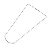 ティファニー TIFFANY＆CO Tスマイルダイヤネックレス ホワイトゴールド Au750 ジュエリー