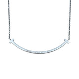 ティファニー TIFFANY＆CO Tスマイルダイヤネックレス ホワイトゴールド Au750 ジュエリー