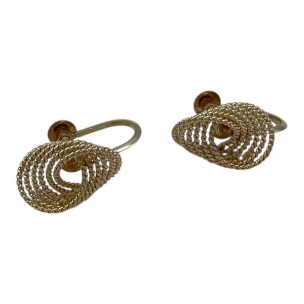 デザインイヤリング ゴールド K18 ジュエリー