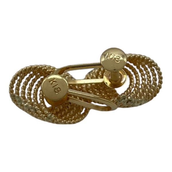 デザインイヤリング ゴールド K18 ジュエリー