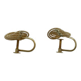 デザインイヤリング ゴールド K18 ジュエリー