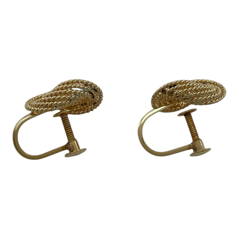 デザインイヤリング ゴールド K18 ジュエリー