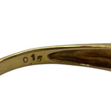 ダイヤリング イエローゴールド K18 ダイヤモンド ジュエリー