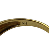 ダイヤリング イエローゴールド K18 ダイヤモンド ジュエリー