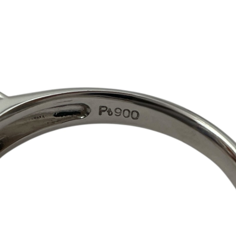 サフィア ダイヤリング プラチナ Pt900 ジュエリー