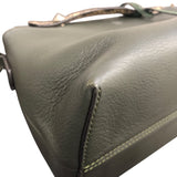 フェンディ FENDI バイザウェイミディアム 8BL124 カーキ カーフスキン　パイソン レディース ショルダーバッグ