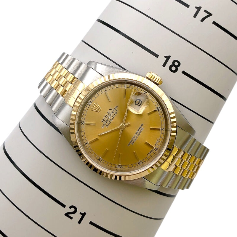 ロレックス ROLEX デイトジャスト 16233 ゴールド K18/SS メンズ 腕時計