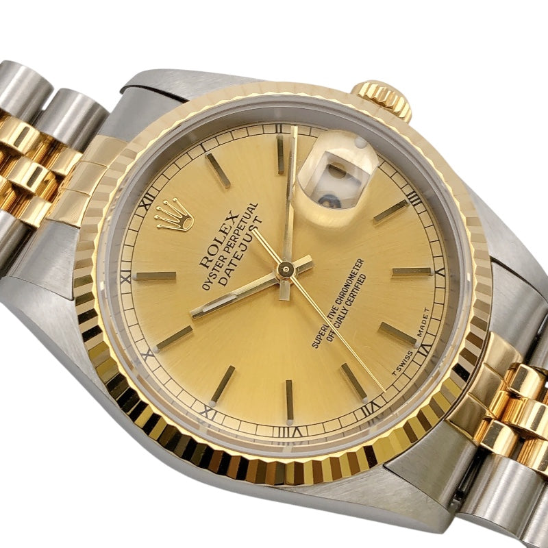 ロレックス ROLEX デイトジャスト 16233 ゴールド K18/SS メンズ 腕時計