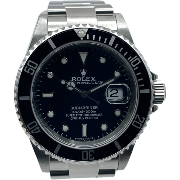 ロレックス ROLEX サブマリーナ 16610 ブラック SS 自動巻き メンズ 腕時計