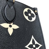 ルイ・ヴィトン LOUIS VUITTON オンザゴーMM M45495 ブラック バイカラー モノグラム･アンプラント レディース トートバッグ