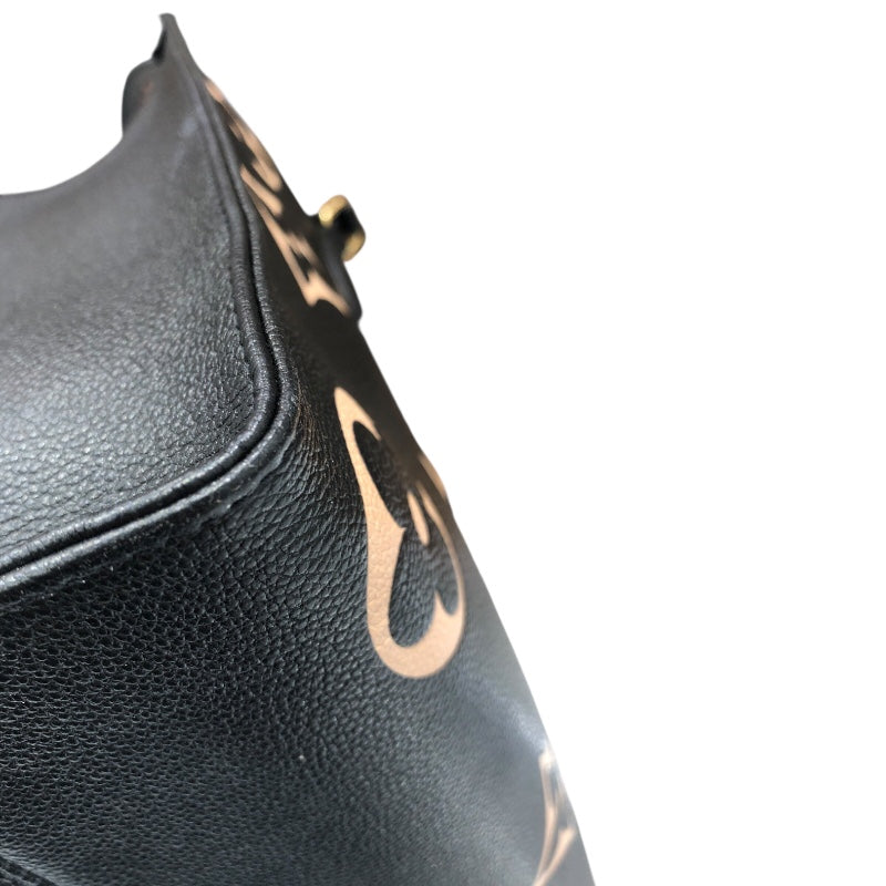 ルイ・ヴィトン LOUIS VUITTON オンザゴーMM M45495 ブラック バイカラー モノグラム･アンプラント レディース トートバッグ