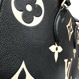 ルイ・ヴィトン LOUIS VUITTON オンザゴーMM M45495 ブラック バイカラー モノグラム･アンプラント レディース トートバッグ