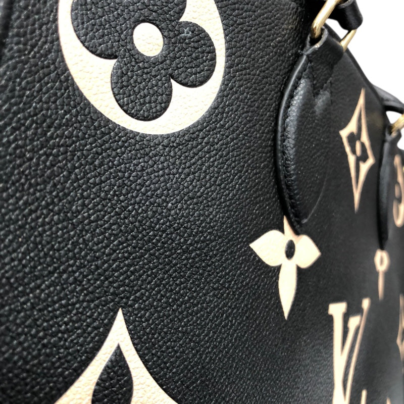 ルイ・ヴィトン LOUIS VUITTON オンザゴーMM M45495 ブラック バイカラー モノグラム･アンプラント レディース トートバッグ