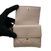 クリスチャン・ディオール Christian Dior ロータスウォレット S0181ONMJ_M973 ピンク/ゴールド金具 ラム レディース 二つ折り財布