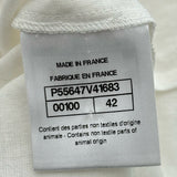 シャネル CHANEL ノースリーブリネンシャツ P55647 ホワイト リネン レディース その他トップス
