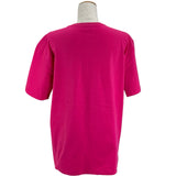 アレキサンダーマックイーン Alexander McQUEEN フロントロゴ半袖Tシャツ 659729 ピンク コットン レディース 半袖Ｔシャツ