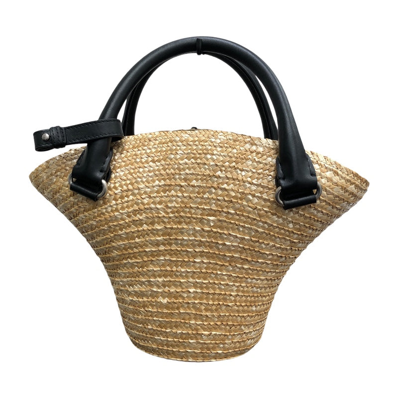 バレンシアガ BALENCIAGA ビーチバッグミニ 744139 ベージュ ラフィア