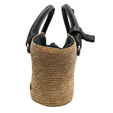 バレンシアガ BALENCIAGA ビーチバッグミニ 744139 ベージュ ラフィア レディース トートバッグ