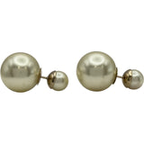 クリスチャン・ディオール Christian Dior パールピアス ホワイト フェイクパール/メタル アクセサリー