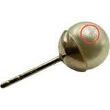 クリスチャン・ディオール Christian Dior パールピアス ホワイト フェイクパール/メタル アクセサリー