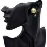 クリスチャン・ディオール Christian Dior パールピアス ホワイト フェイクパール/メタル アクセサリー