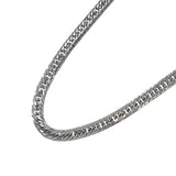 喜平12面トリプルネックレス ホワイトゴールド K18WG ジュエリー