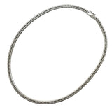 喜平12面トリプルネックレス ホワイトゴールド K18WG ジュエリー