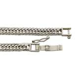 喜平12面トリプルネックレス ホワイトゴールド K18WG ジュエリー