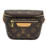 ルイ・ヴィトン LOUIS VUITTON ミニバムバッグ M82335 ブラウン モノグラムキャンバス レディース ショルダーバッグ