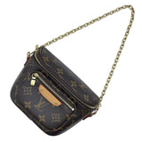ルイ・ヴィトン LOUIS VUITTON ミニバムバッグ M82335 ブラウン モノグラムキャンバス レディース ショルダーバッグ