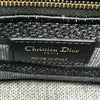 クリスチャン・ディオール Christian Dior レディディライトスモール グレー/ブラック ゴールド金具 キャンバス レディース ショルダーバッグ