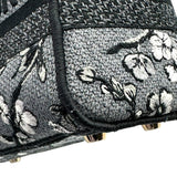 クリスチャン・ディオール Christian Dior レディディライトスモール グレー/ブラック ゴールド金具 キャンバス レディース ショルダーバッグ