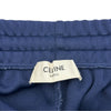 セリーヌ CELINE ロゴ刺繡サイドラインパンツ 2Z1301210 ネイビー ポリエステル メンズ その他ボトムス