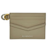 ジバンシィ GIVENCHY ヴォワイユーカードホルダー BB60LPB1Q7 ベージュ/シルバー ゴールド金具 レザー レディース カードケース