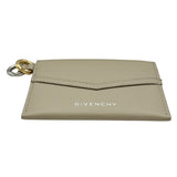ジバンシィ GIVENCHY ヴォワイユーカードホルダー BB60LPB1Q7 ベージュ/シルバー ゴールド金具 レザー レディース カードケース