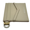 ジバンシィ GIVENCHY ヴォワイユーカードホルダー BB60LPB1Q7 ベージュ/シルバー ゴールド金具 レザー レディース カードケース